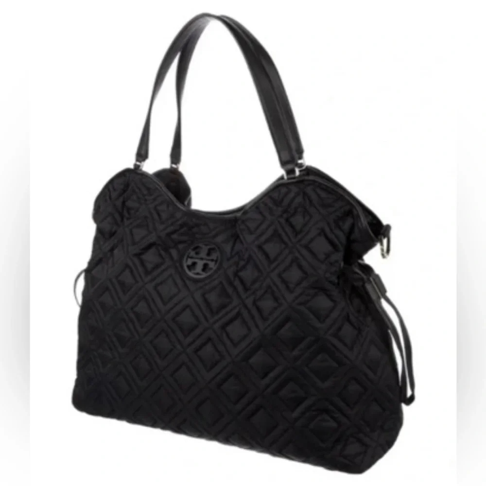 Tory Burch quilted slouch diaper bag